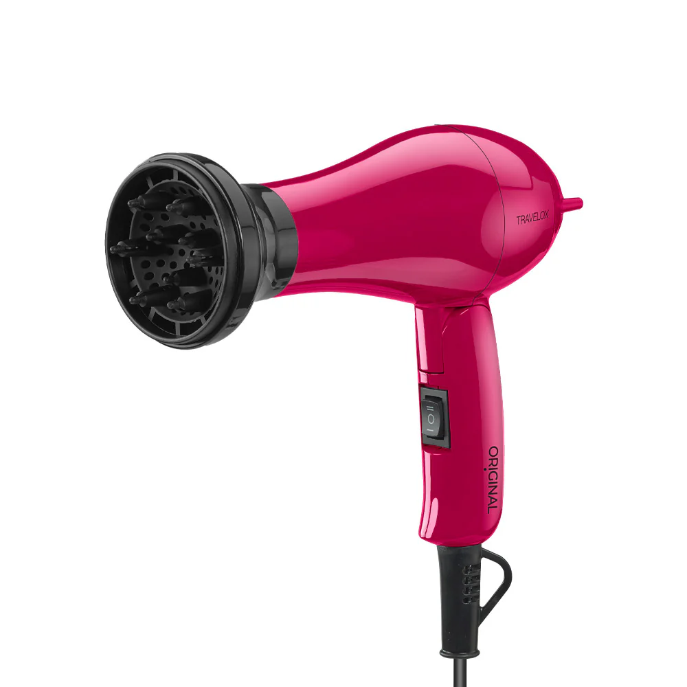Original Best Buy Mini Foldable Hairdryer Travelox Hibiscus Pink - asciugacapelli - Image 6