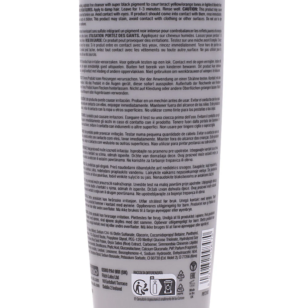 Osmo Super Ice Brightening Shampoo 300ml  - shampoo antigiallo - Image 2