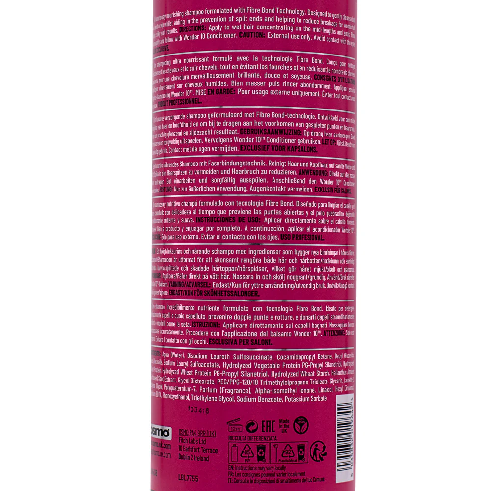 Osmo Wonder 10 Shampoo 400ml - shampoo capelli danneggiati - Image 2