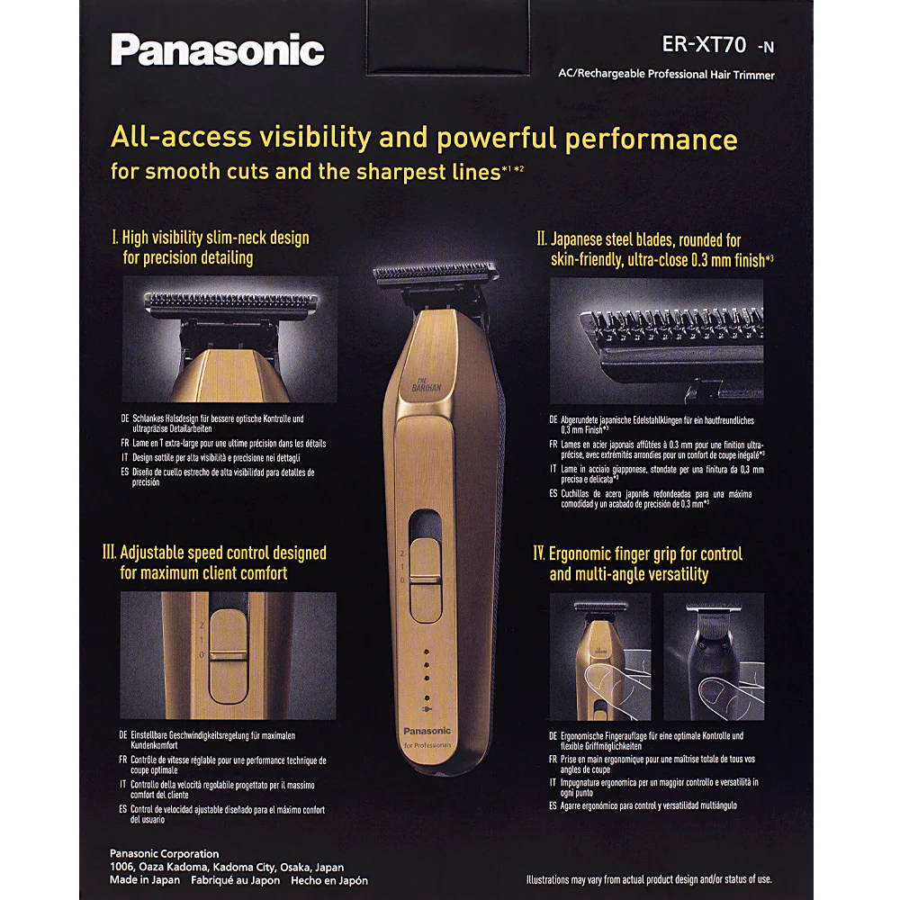 Panasonic ER-XT70- The Barikan Gold - tagliacapelli - Image 5