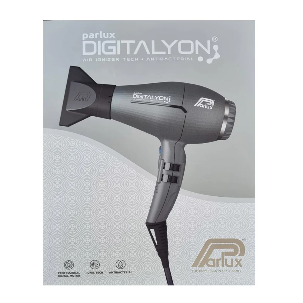 Parlux Digitalyon Glitter Grey- asciugacapelli grigio glitter - Image 5