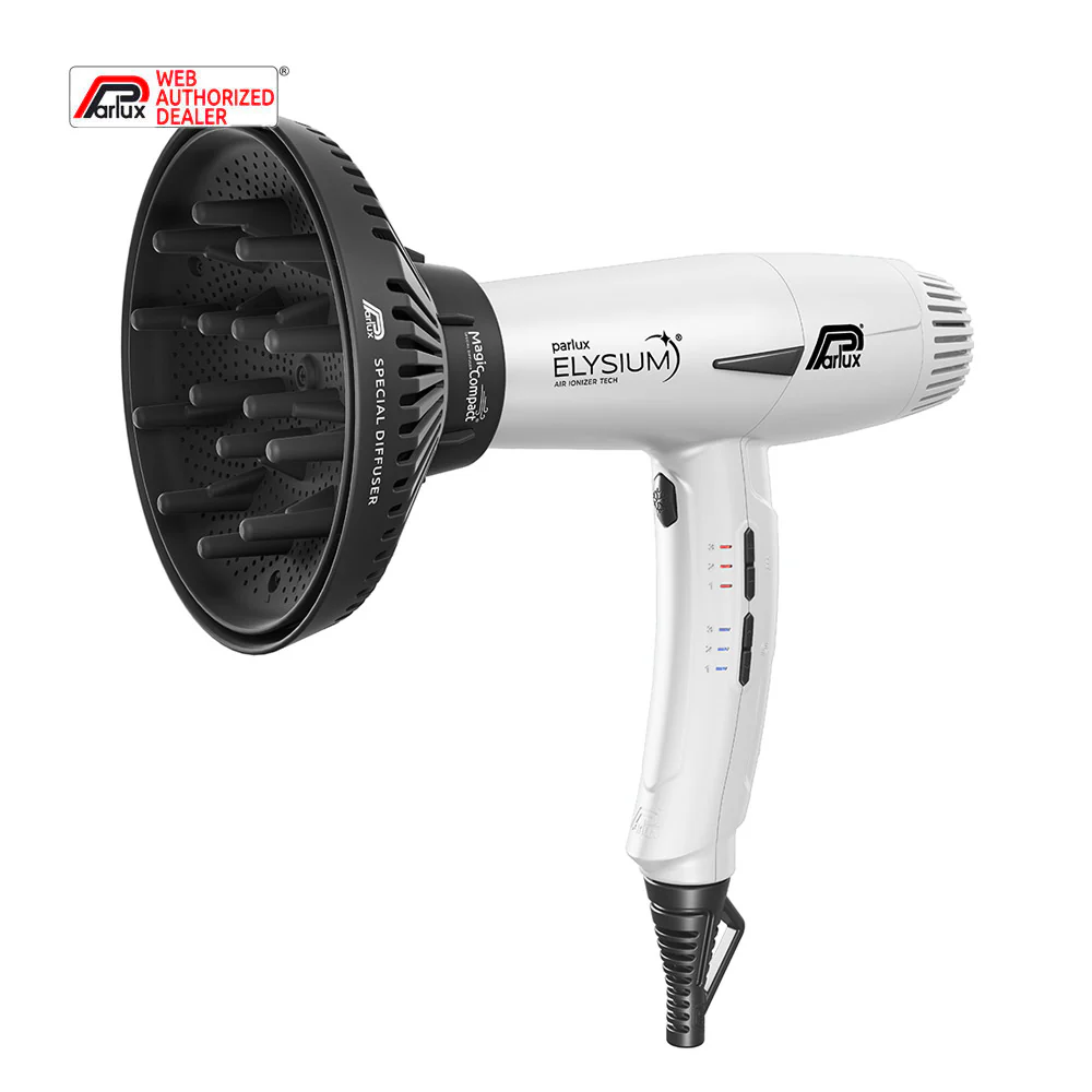 Parlux Elysium + Magic Compact Bianco - asciugacapelli con diffusore - Image 4