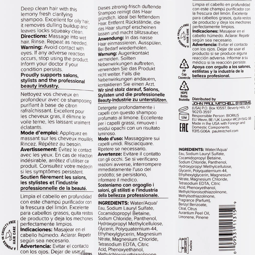 Paul Mitchell Clarifying Shampoo Two 500ml - shampoo purificante - Image 2