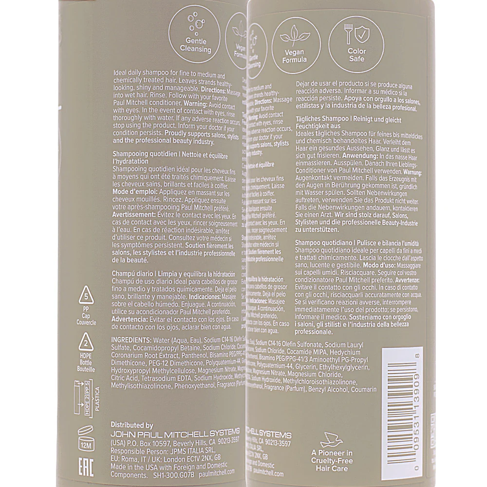 Paul Mitchell Classic Shampoo One 300ml - shampoo lavaggi quotidiani - Image 2