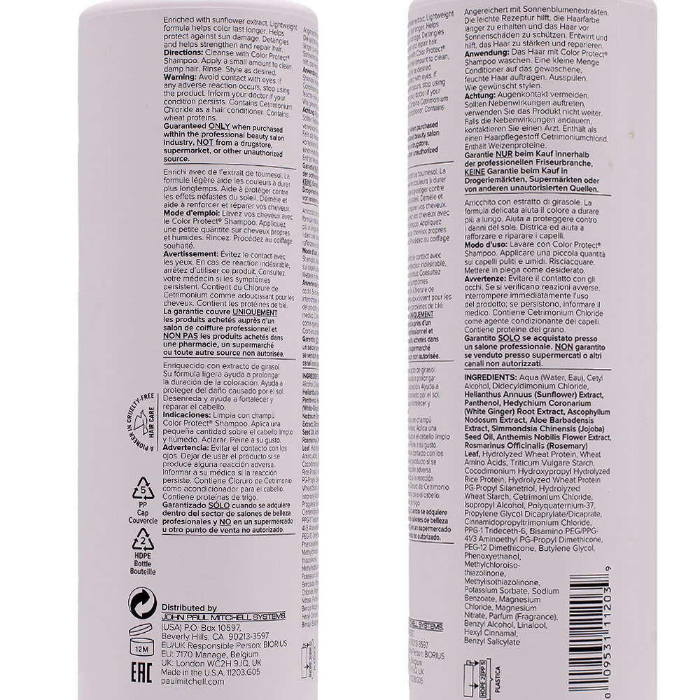 Paul Mitchell Color Protect Conditioner 500ml - balsamo protezione colore - Image 2