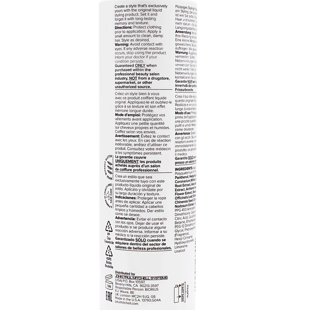 Paul Mitchell Flexible Style Hair Sculpting Lotion 250ml - lozione modellante tenuta media - Image 2