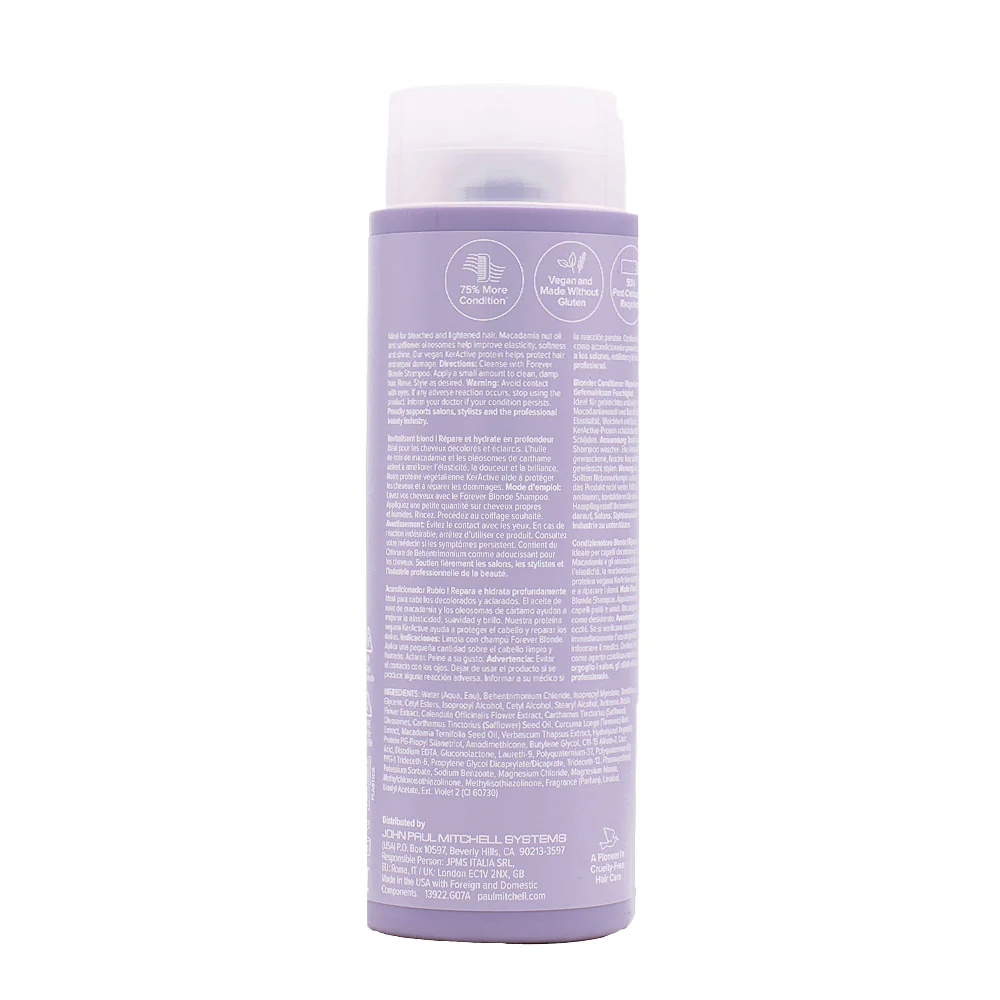 Paul Mitchell Forever Blonde Conditioner 300ml - balsamo ristrutturante capelli biondi - Image 2