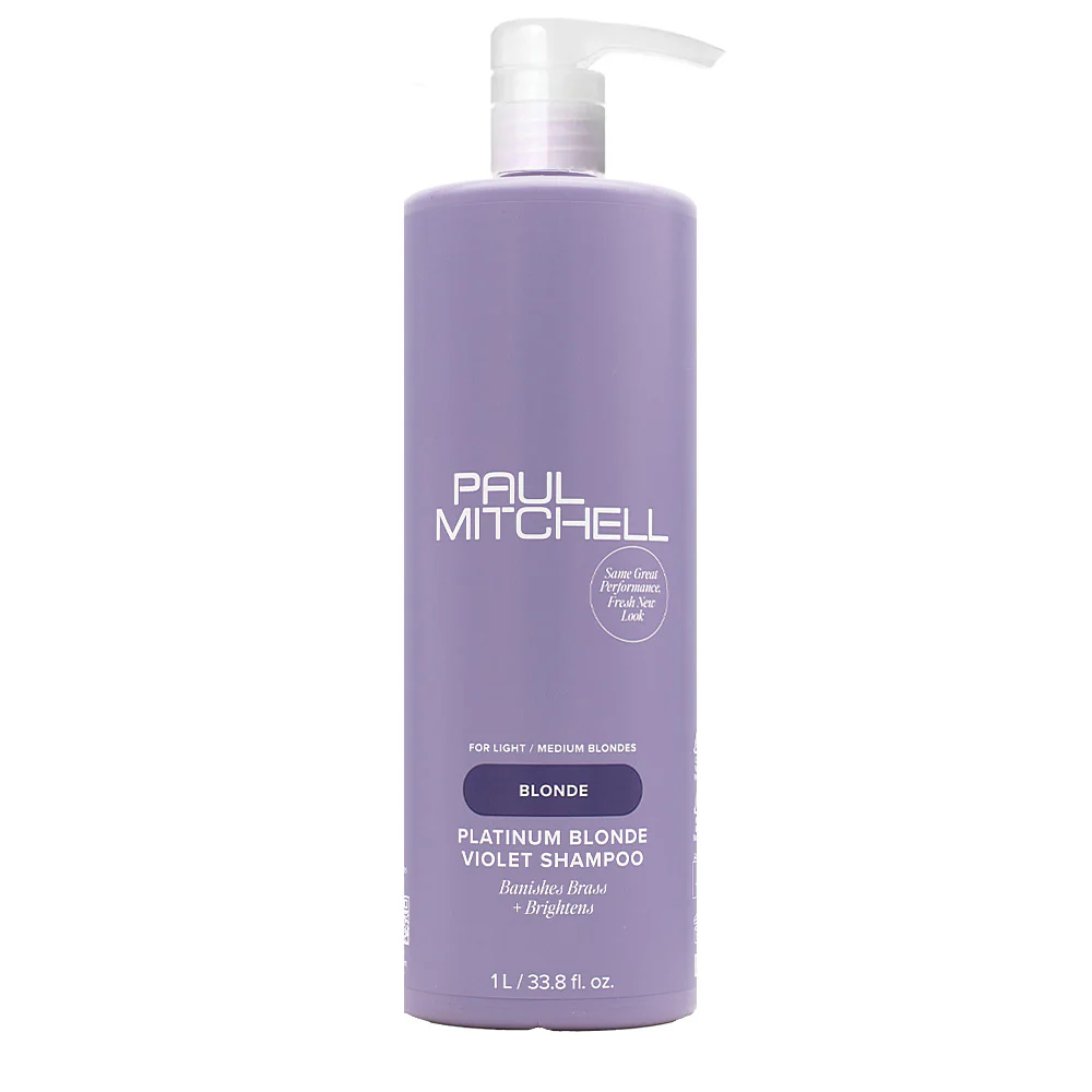 Paul Mitchell Platinum Blonde Violet Shampoo 1000ml - shampoo capelli biondi