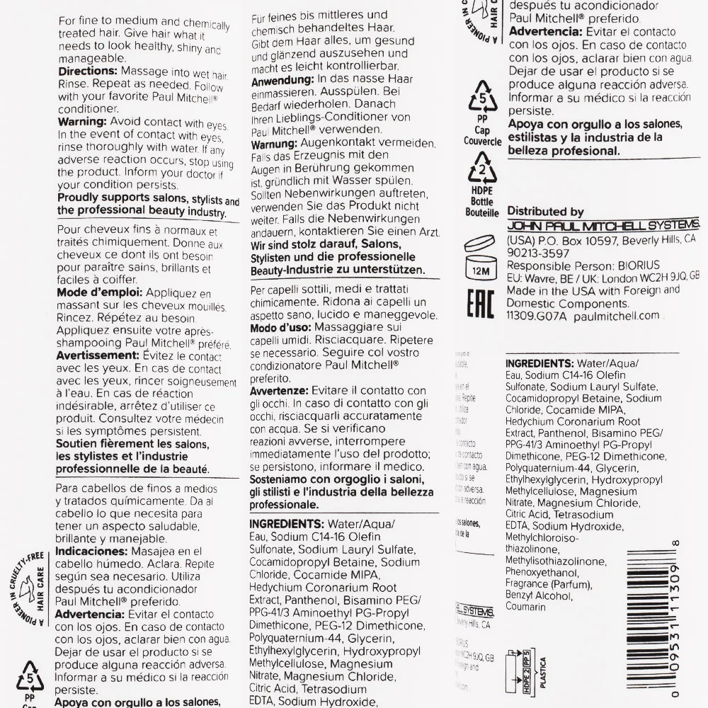 Paul Mitchell Shampoo One 500ml - shampoo quotidiano - Image 2