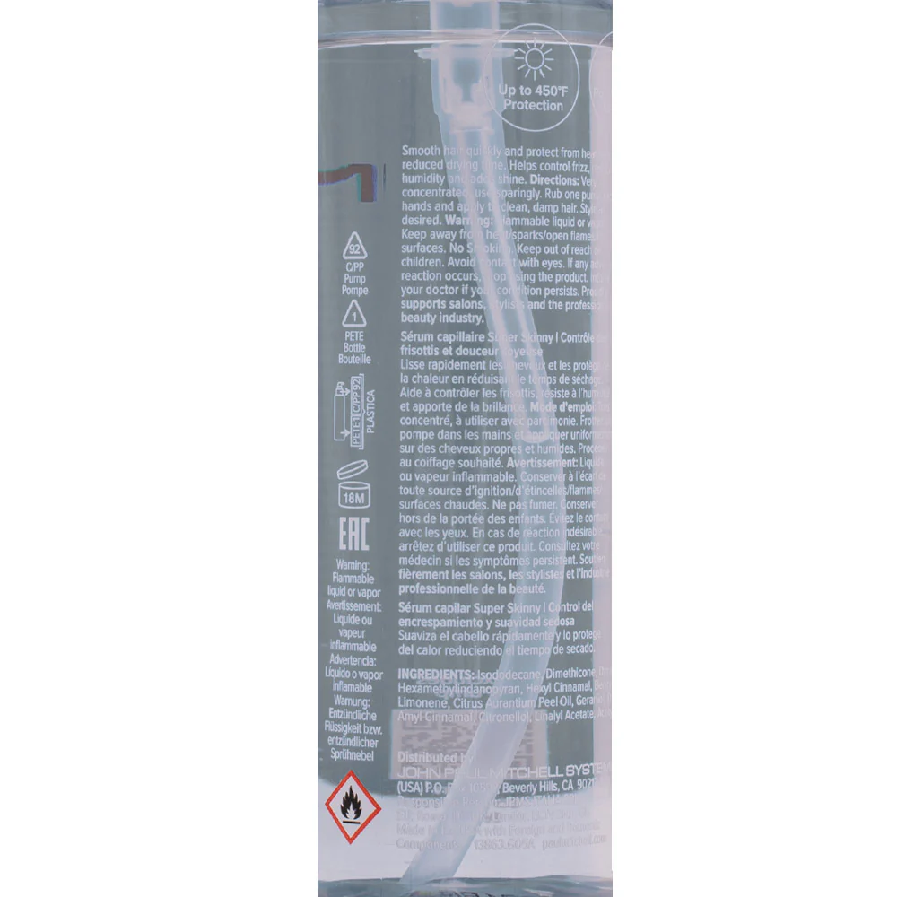 Paul Mitchell Smooth Super Skinny Serum 250ml - siero lisciante - Image 2
