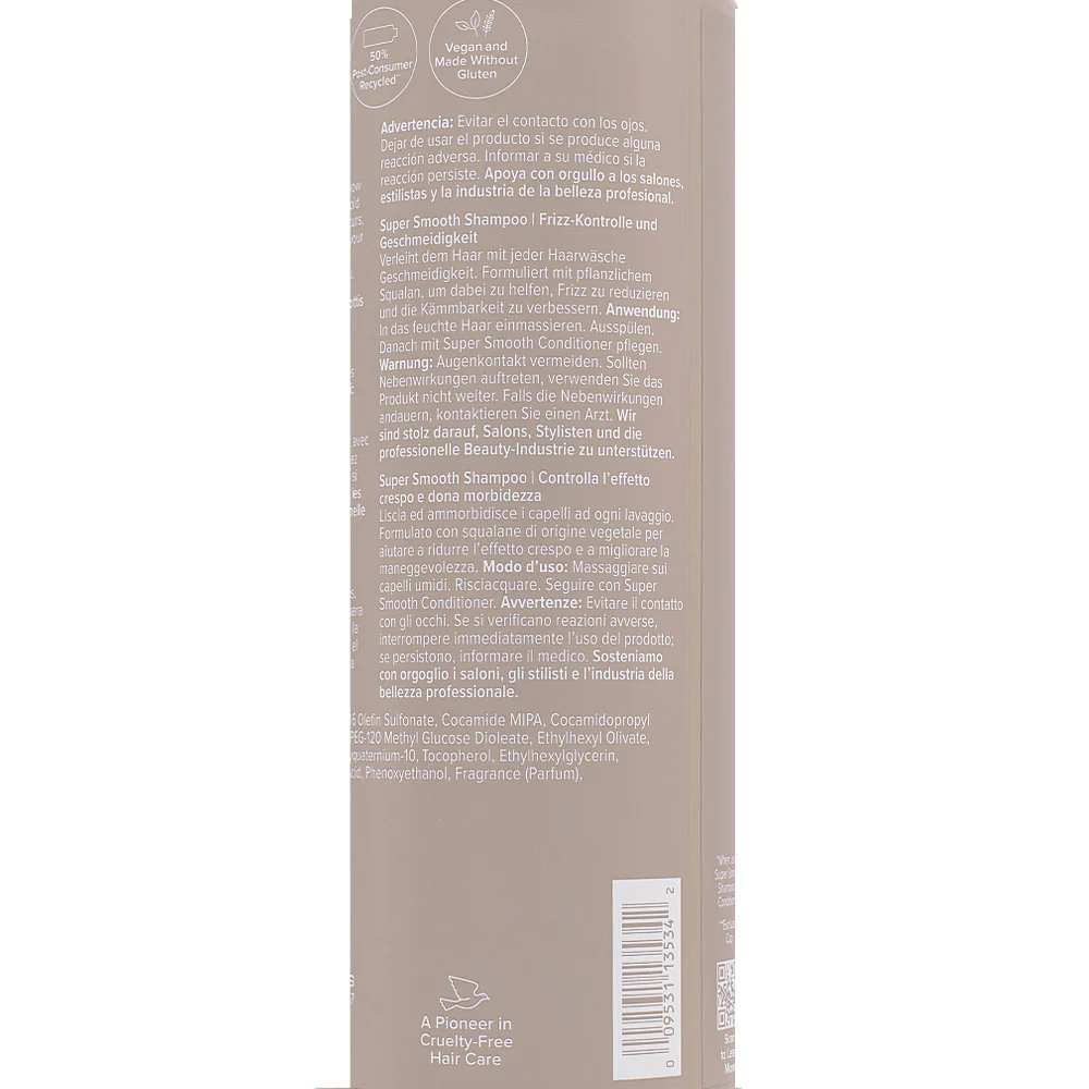 Paul Mitchell Super Smooth Shampoo 1000ml - shampoo anti crespo - Image 3