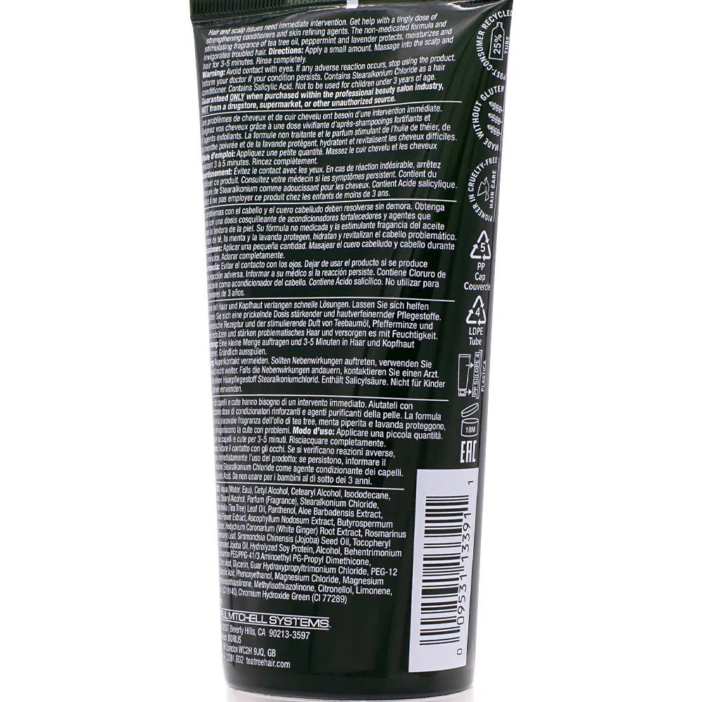 Paul Mitchell Tea Tree Hair And Scalp Treatment 150ml - trattamento tonificante lenitivo - Image 3
