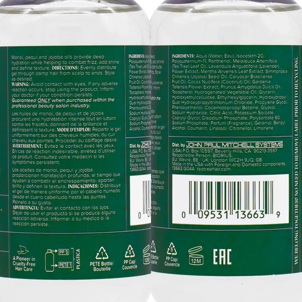 Paul Mitchell Tea Tree Lavender Mint Defining Gel 200ml - gel anticrespo - Image 2