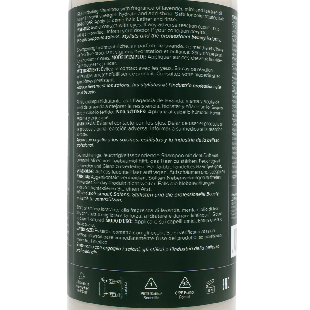 Paul Mitchell Tea Tree Lavender Mint Moisturizing Shampoo 1000ml - shampoo idratante lenitivo - Image 2