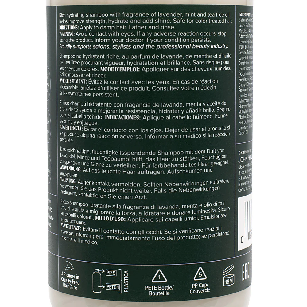 Paul Mitchell Tea Tree Lavender Mint Moisturizing Shampoo 300ml - shampoo idratante lenitivo - Image 2