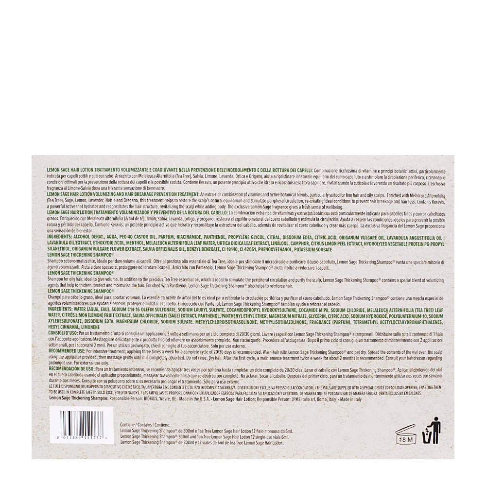 Paul Mitchell Tea Tree Lemon Sage Program - trattamento rinforzante capelli sottili - Image 2