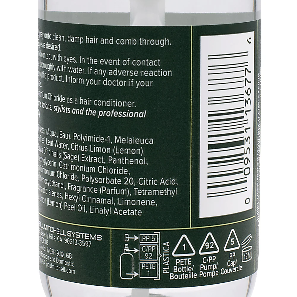 Paul Mitchell Tea Tree Lemon Sage Thickening Spray 75ml - spray volumizzante capelli fini - Image 2