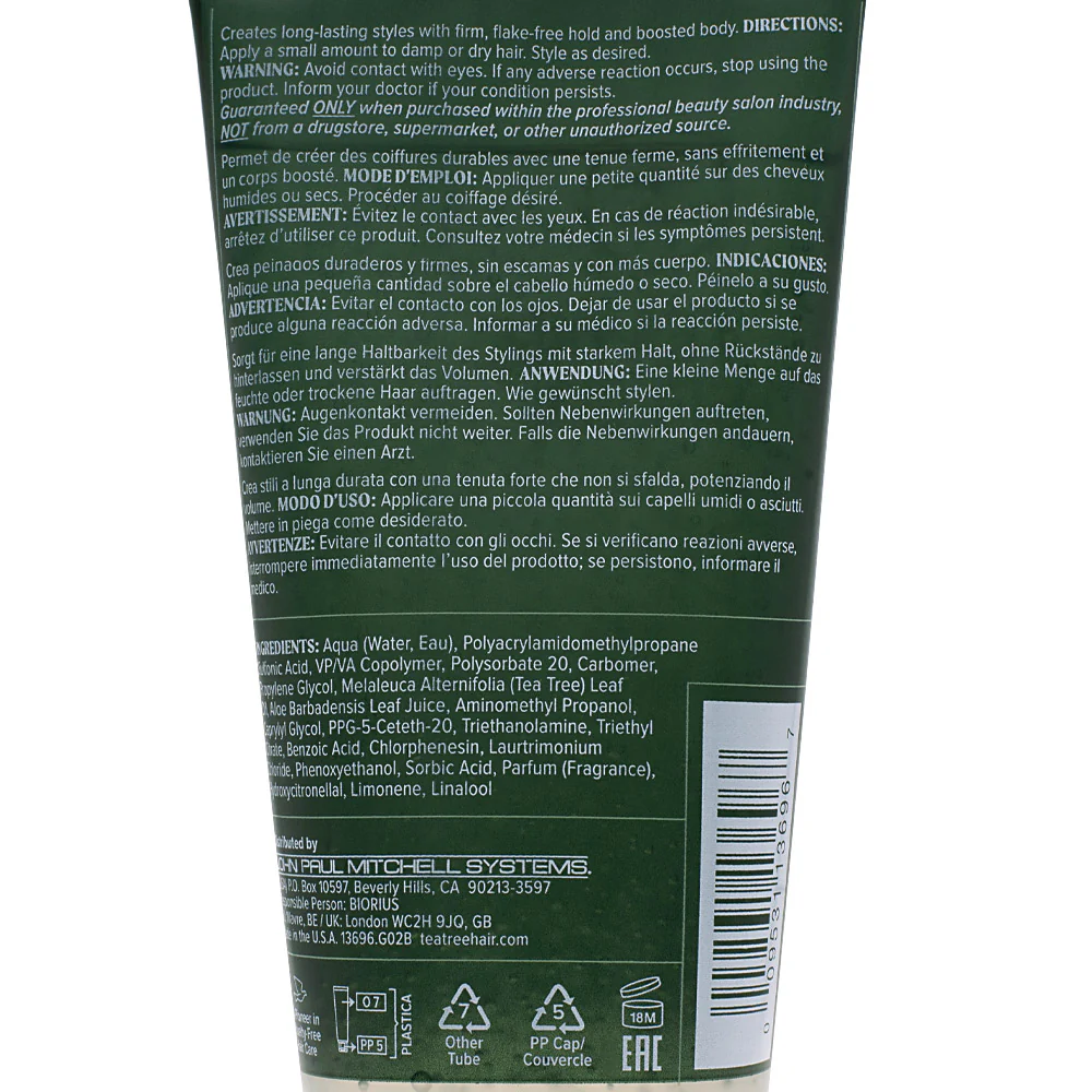 Paul Mitchell Tea Tree Special Firm Hold Gel 150ml - gel tenuta forte - Image 2