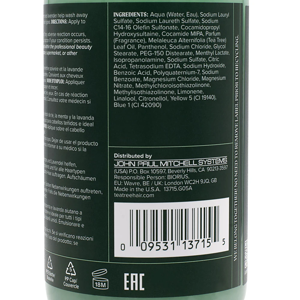 Paul Mitchell Tea Tree Special The Original Tingle Shampoo 300ml - shampoo rinvigorente - Image 3