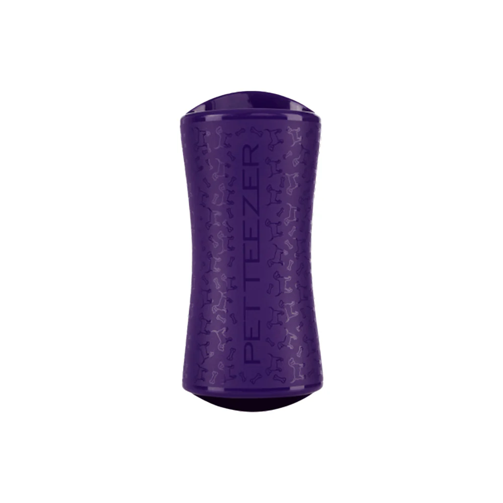 Pet Teezer De-Shedding Purple/Grey - spazzola per cani a pelo lungo