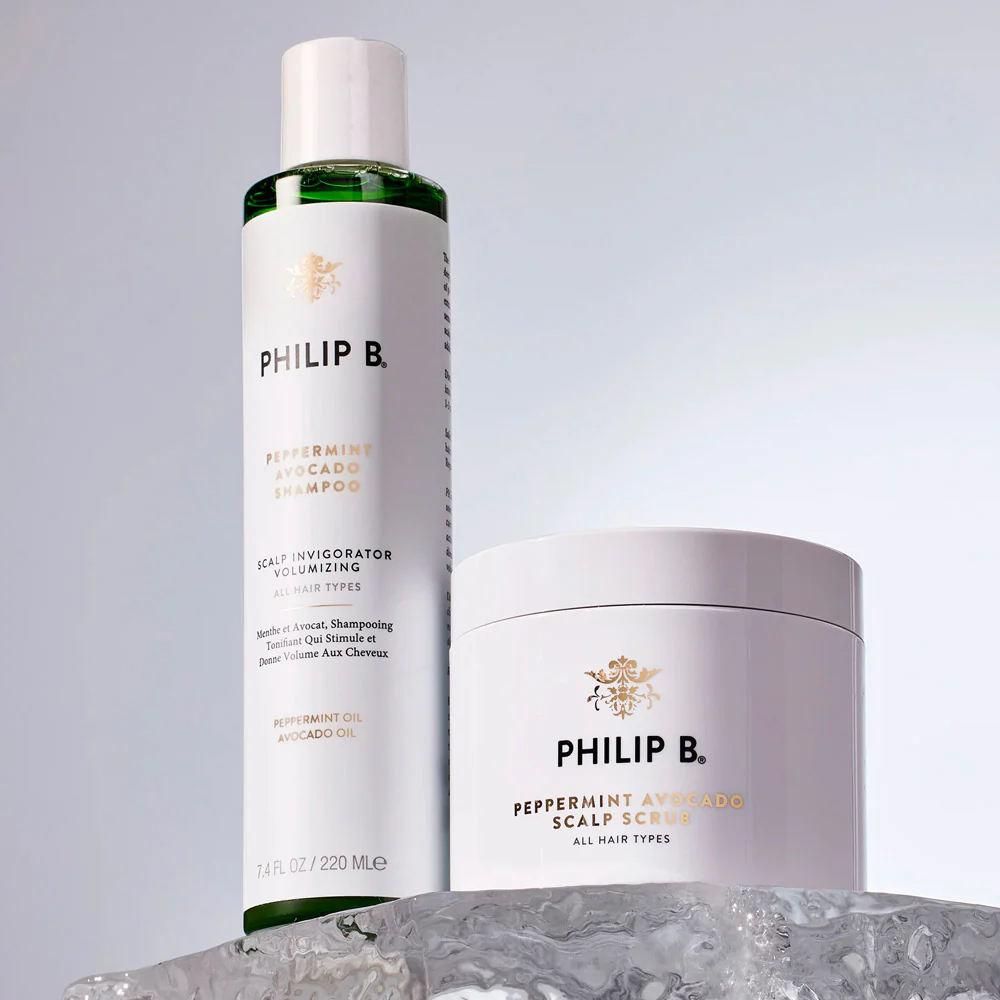 Philip B Peppermint Avocado Scalp Scrub 236ml - scrub cuoio capelluto - Image 2