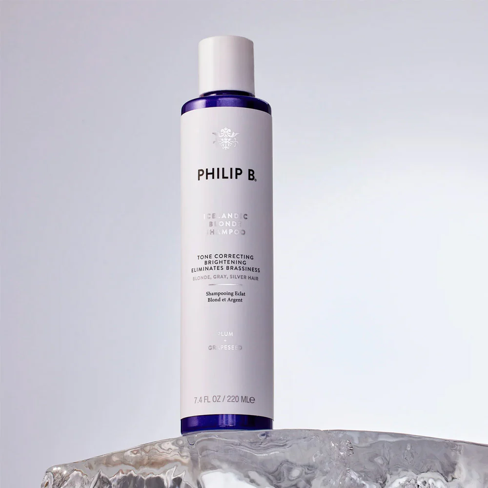 Philip B Icelandic Blonde Shampoo 220ml - shampoo antigiallo - Image 4