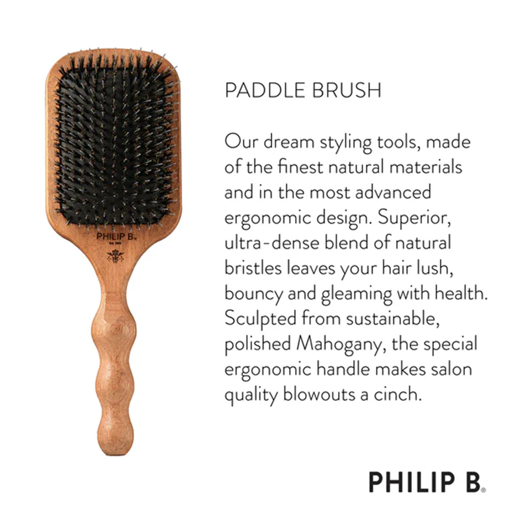 Philip B Paddle Hairbrush - spazzola piatta - Image 5