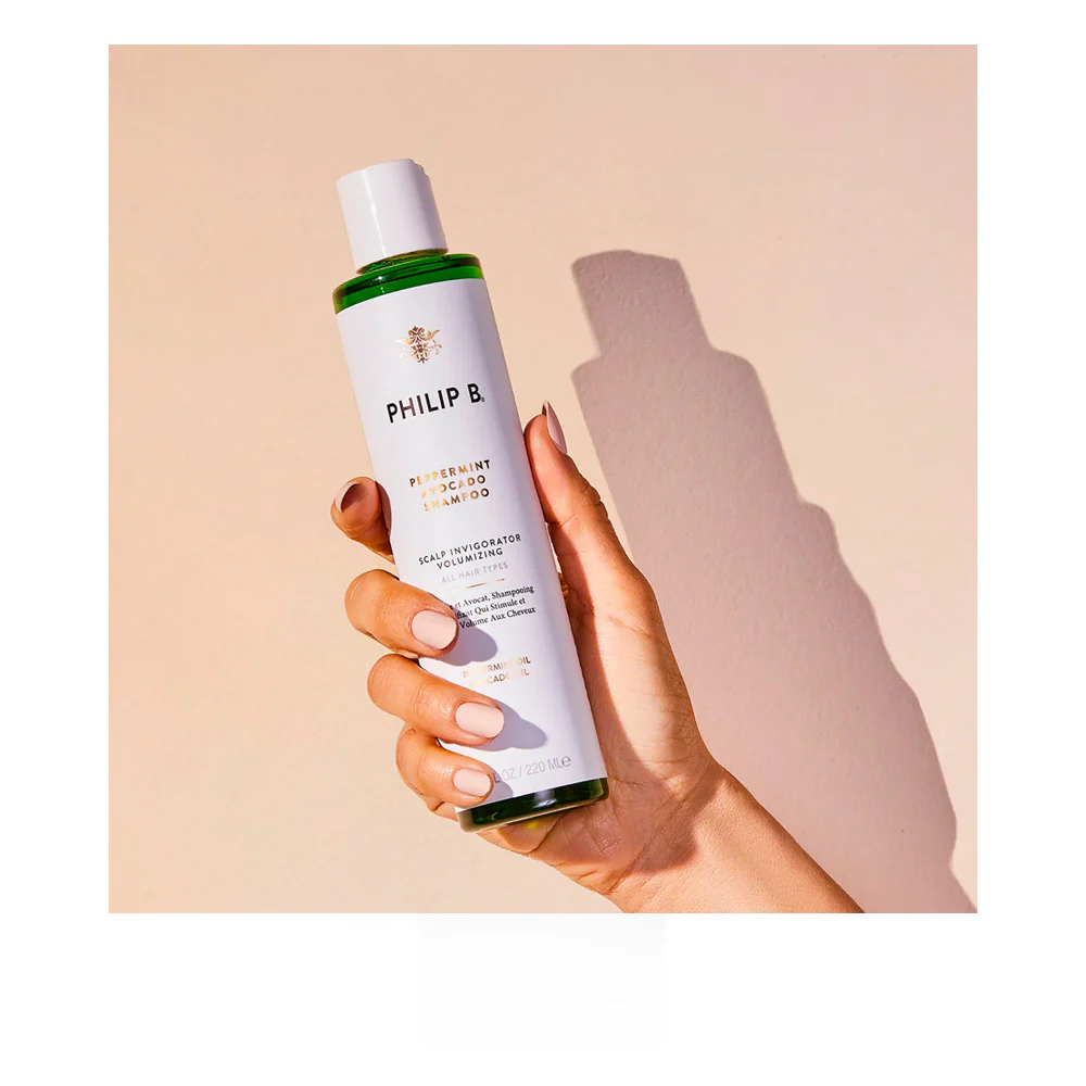 Philip B Peppermint Avocado Shampoo 220ml - shampoo volumizzante cute grassa - Image 5