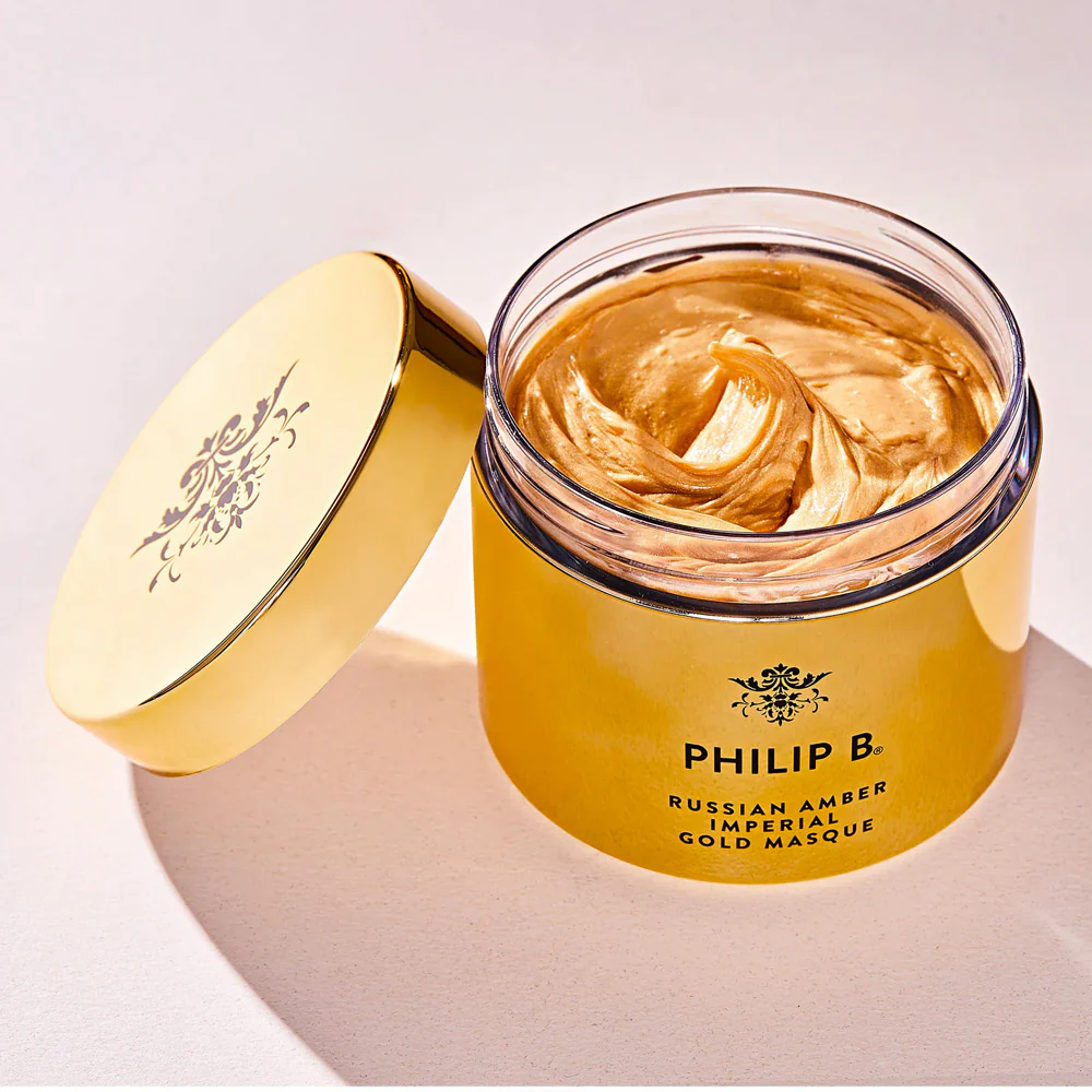 Philip B Russian Amber Imperial Gold Masque 236ml - maschera ristrutturante - Image 3