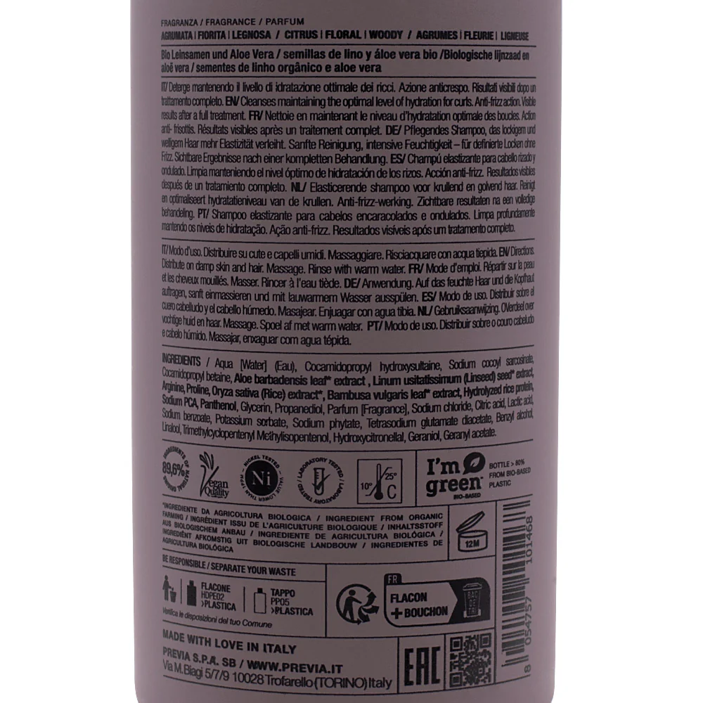 Previa Curlfriends Luscious Curls Shampoo 340ml - shampoo capelli ricci - Image 2