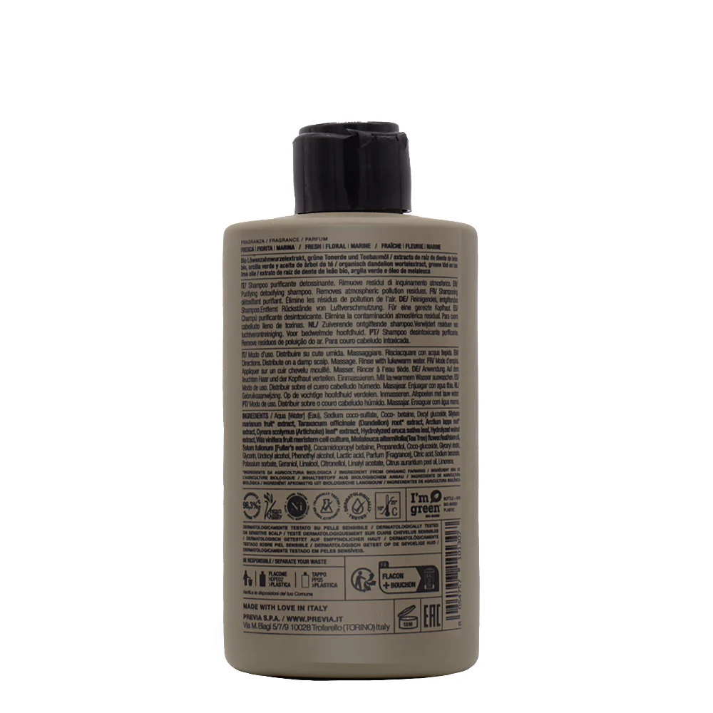 Previa Extra Life Purifying Shampoo 340ml - shampoo antiforfora - Image 2