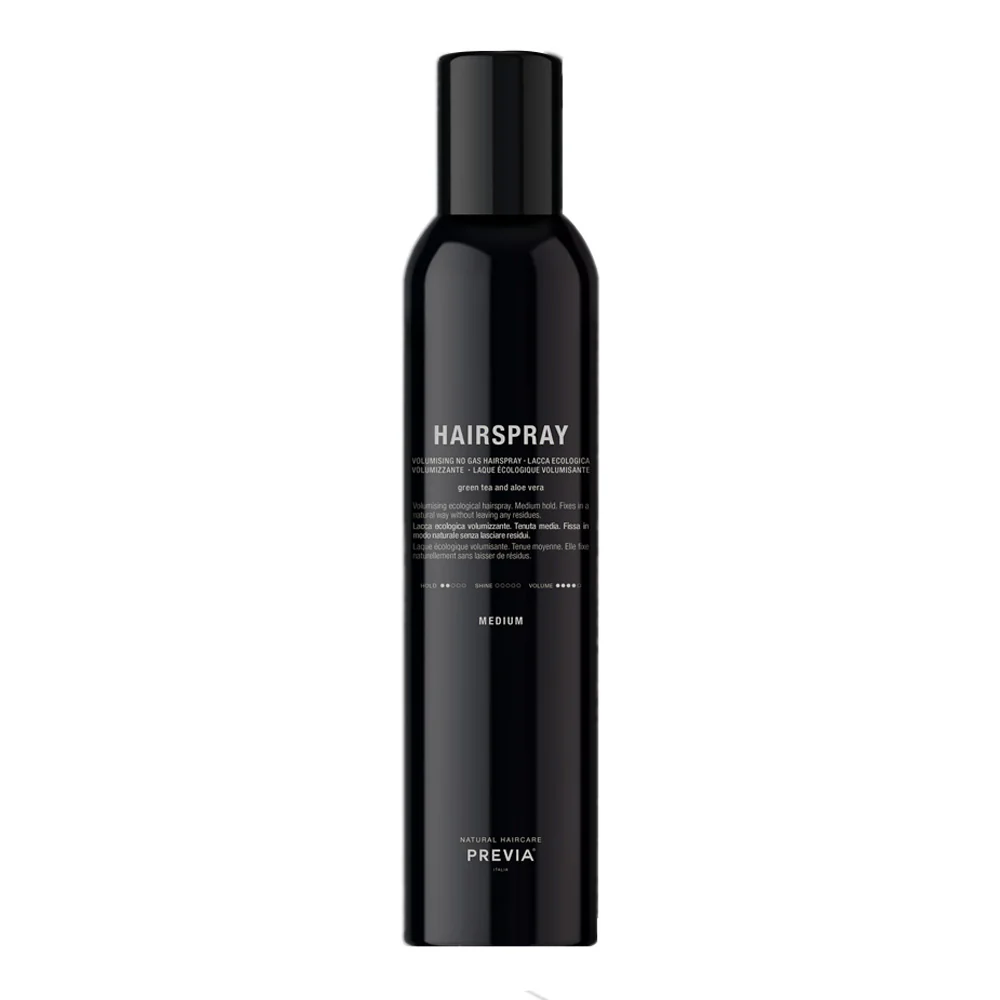 Previa HairSpray Volumising Medium Hold 350ml - lacca ecologica volumizzante tenuta media
