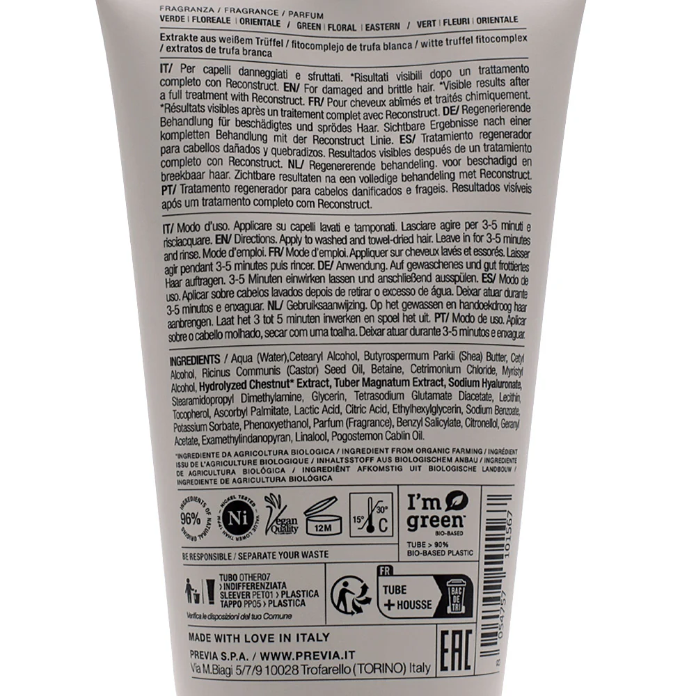 Previa Reconstruct Regenerating Treatment 150ml - maschera rigenerante intensiva - Image 2