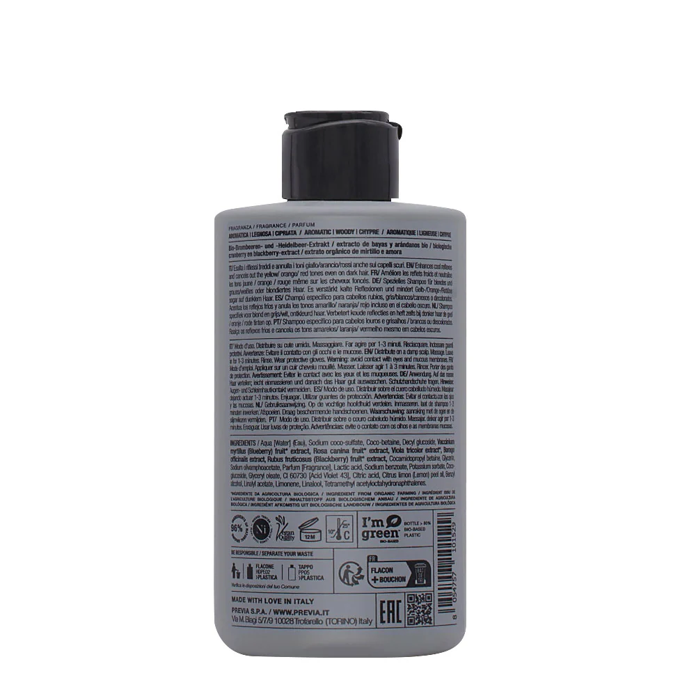 Previa Silver Blonde Shampoo 340ml - shampoo antigiallo - Image 2