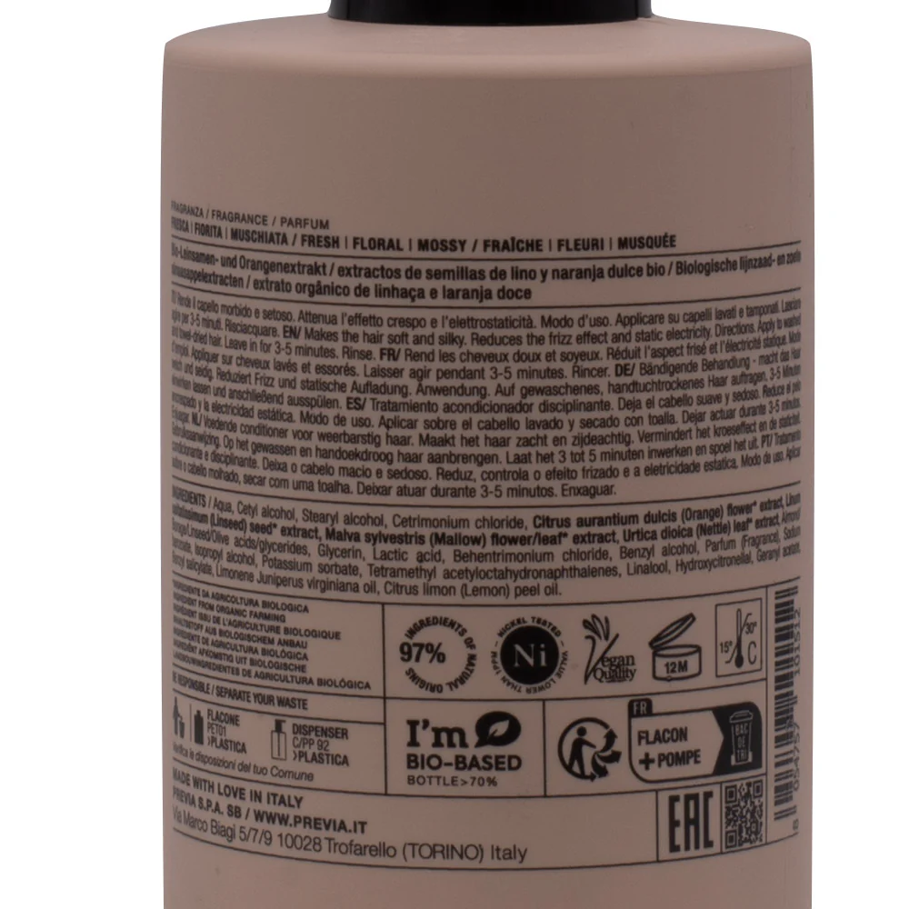 Previa Smoothing Taming Conditioner 200ml - balsamo anticrespo - Image 2