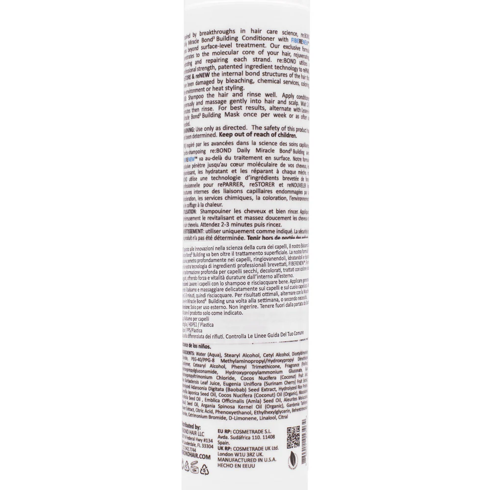 Rebond Miracle Bond3 Building Conditioner 300ml - balsamo ristrutturante - Image 2