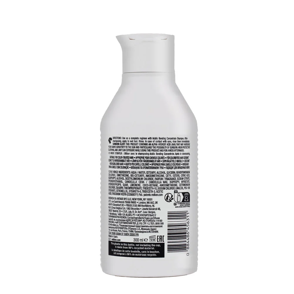 Redken Acidic Bonding Concentrate Conditioner 300ml - balsamo fortificante per capelli danneggiati - Image 4