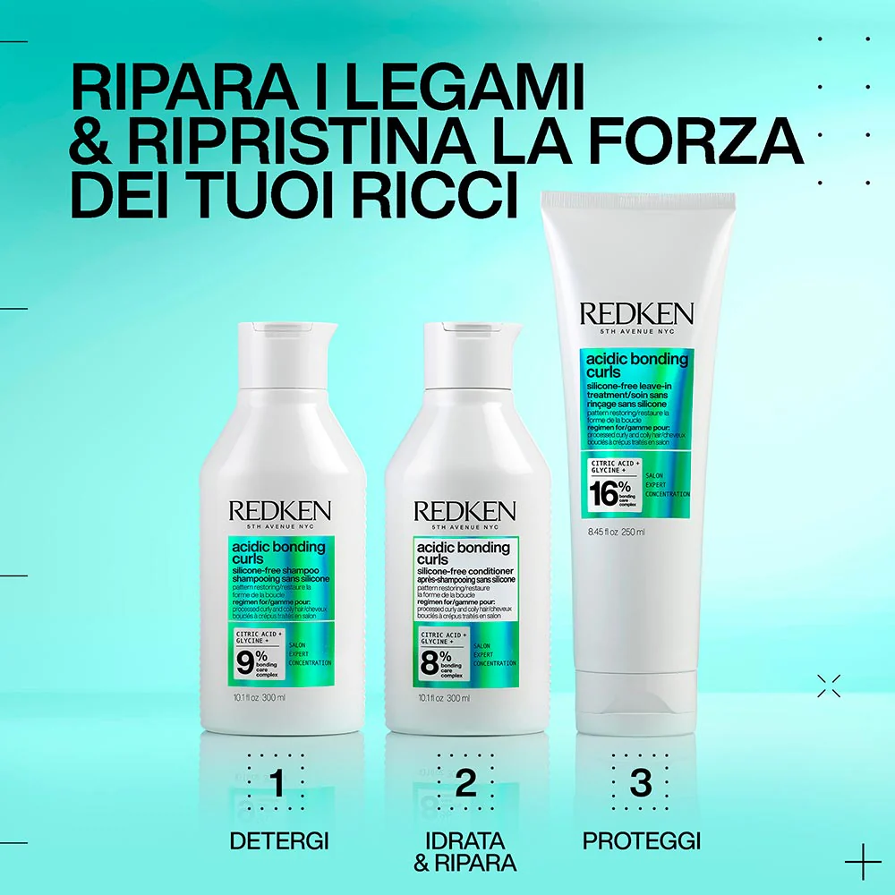 Redken ABC Curls Shampoo 300ml - shampoo per capelli ricci danneggiati - Image 4