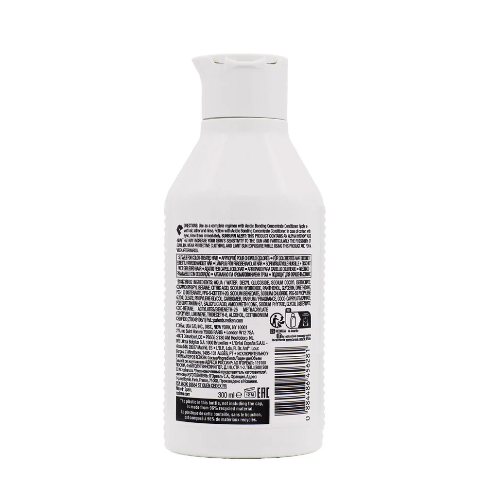 Redken Acidic Bonding Concentrate Shampoo 300ml - shampoo fortificante per capelli danneggiati - Image 7
