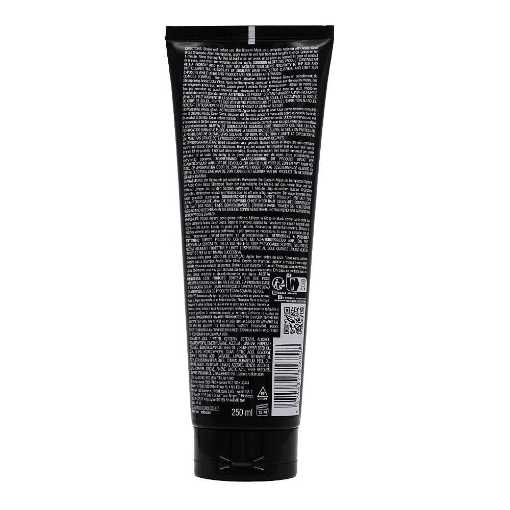 Redken Acidic Color Gloss Mask 250ml -  maschera illuminante capelli colorati - Image 4