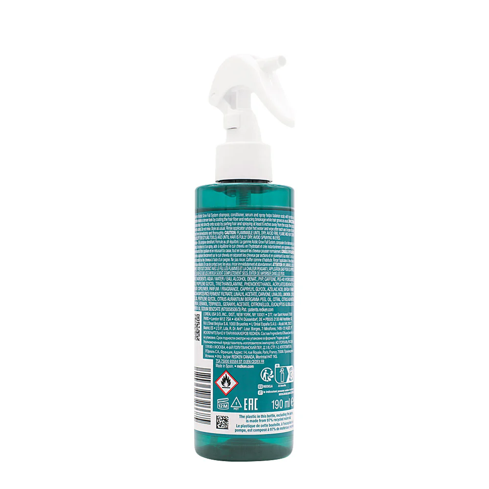 Redken Acidic Grow Full System Instant Densifying Spray 190ml - spray termoprotettore - Image 2