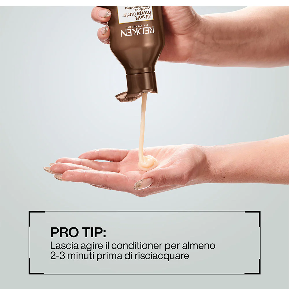 Redken All Soft Mega Curls Conditioner 300ml - balsamo per capelli ricci e secchi - Image 3