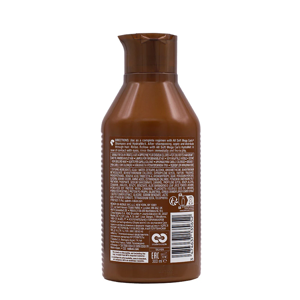 Redken All Soft Mega Curls Conditioner 300ml - balsamo per capelli ricci e secchi - Image 6