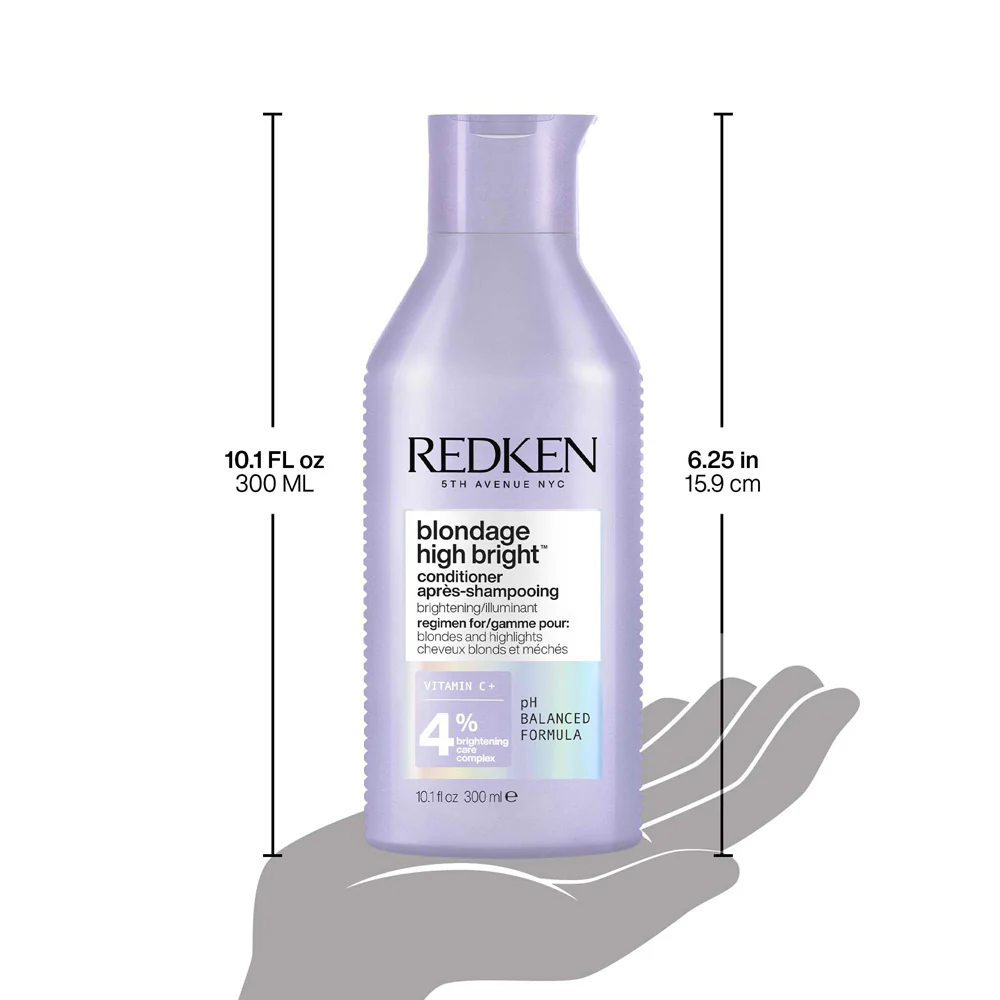 Redken Blondage High Bright Conditioner 300ml - balsamo per capelli biondi e luminosi - Image 3