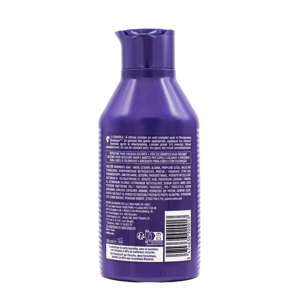 Redken Color Extend Blondage Conditioner 300ml - balsamo antigiallo - Image 4