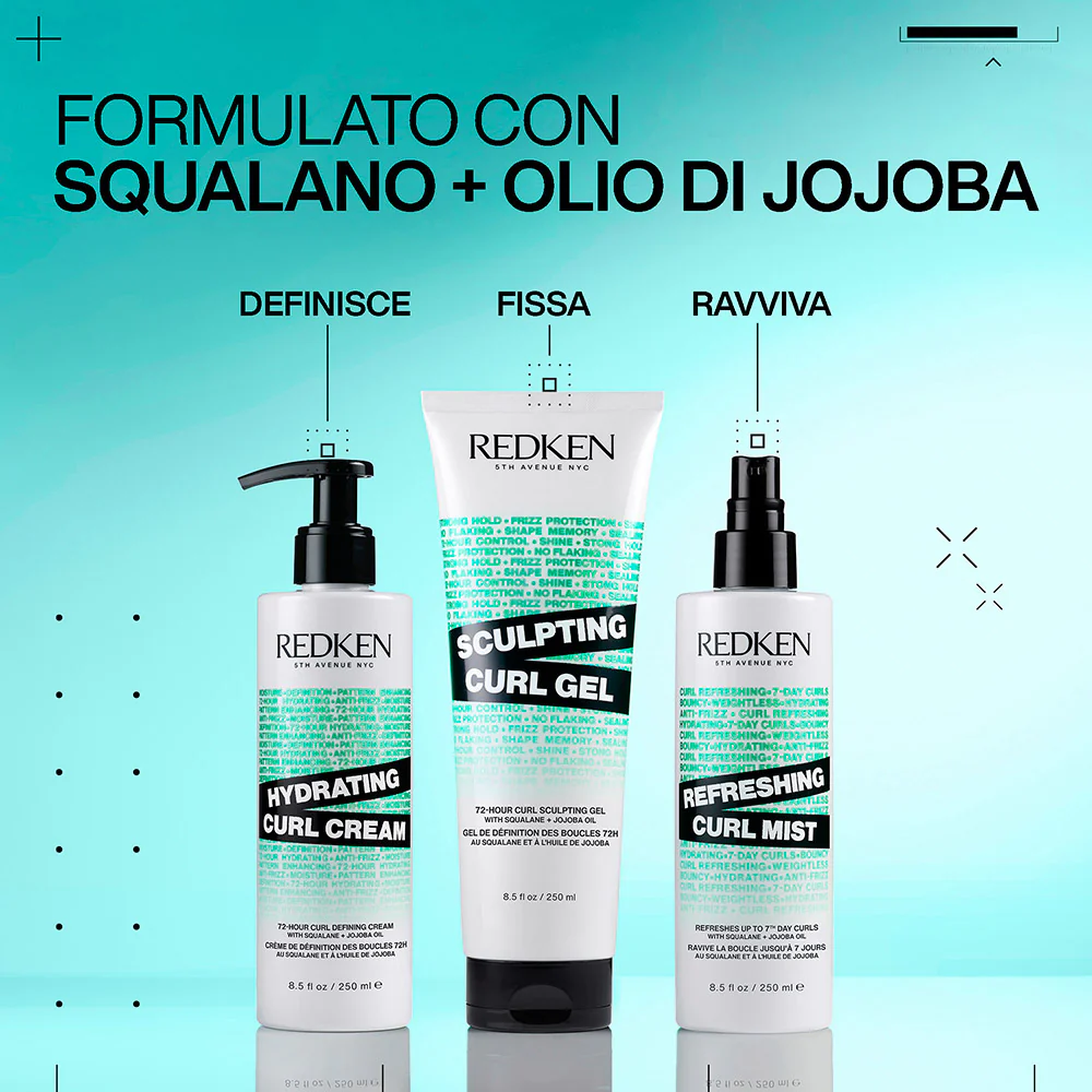 Redken Curls Stylers Refreshing Curl Mist 250ml - spray rivitalizzante capelli ricci - Image 7