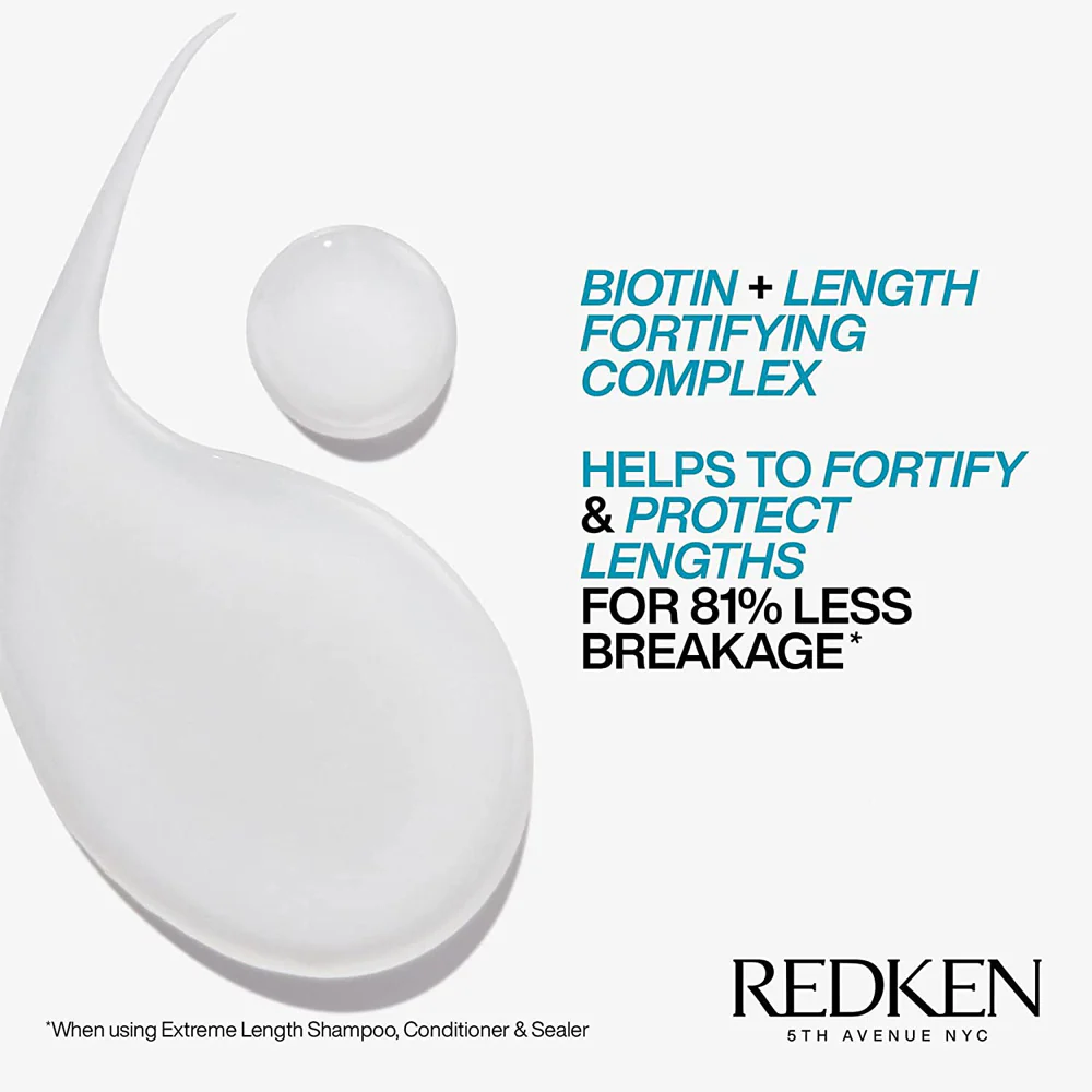 Redken Extreme Length Shampoo 300ml - shampoo rinforzante - Image 3