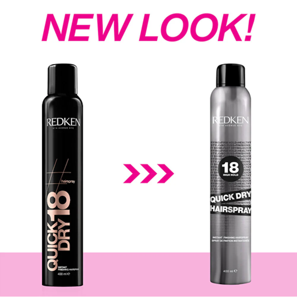 Redken Quick Dry Hairspray 400ml - lacca fissaggio istantaneo - Image 2