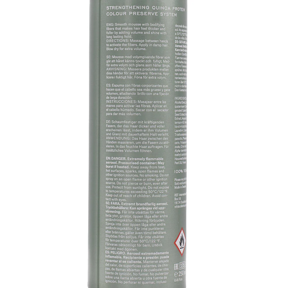 Stockholm Sweden Ref Fiber Mousse N°345 250ml - mousse volumizzante - Image 3
