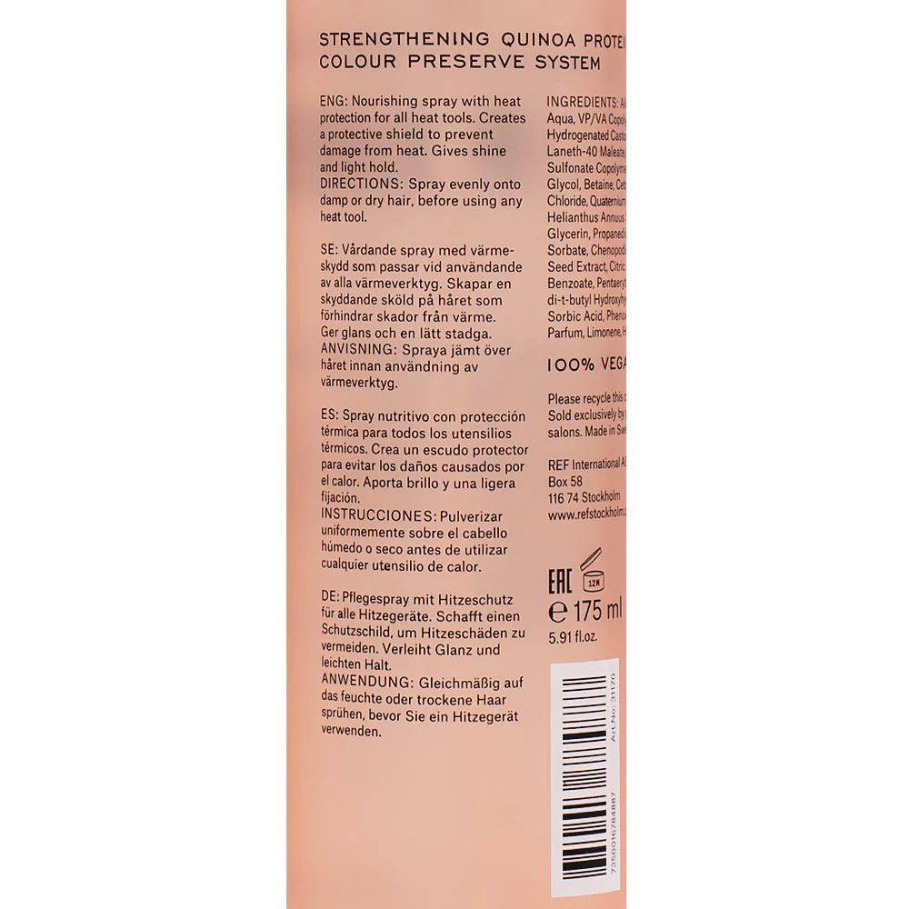 Stockholm Sweden Ref Heat Protection N°230 175ml  - spray termoprotettore - Image 2